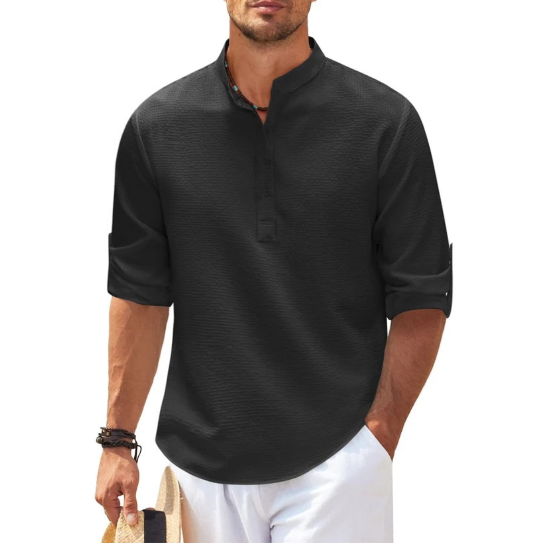 Cormac - Camiseta de manga larga casual