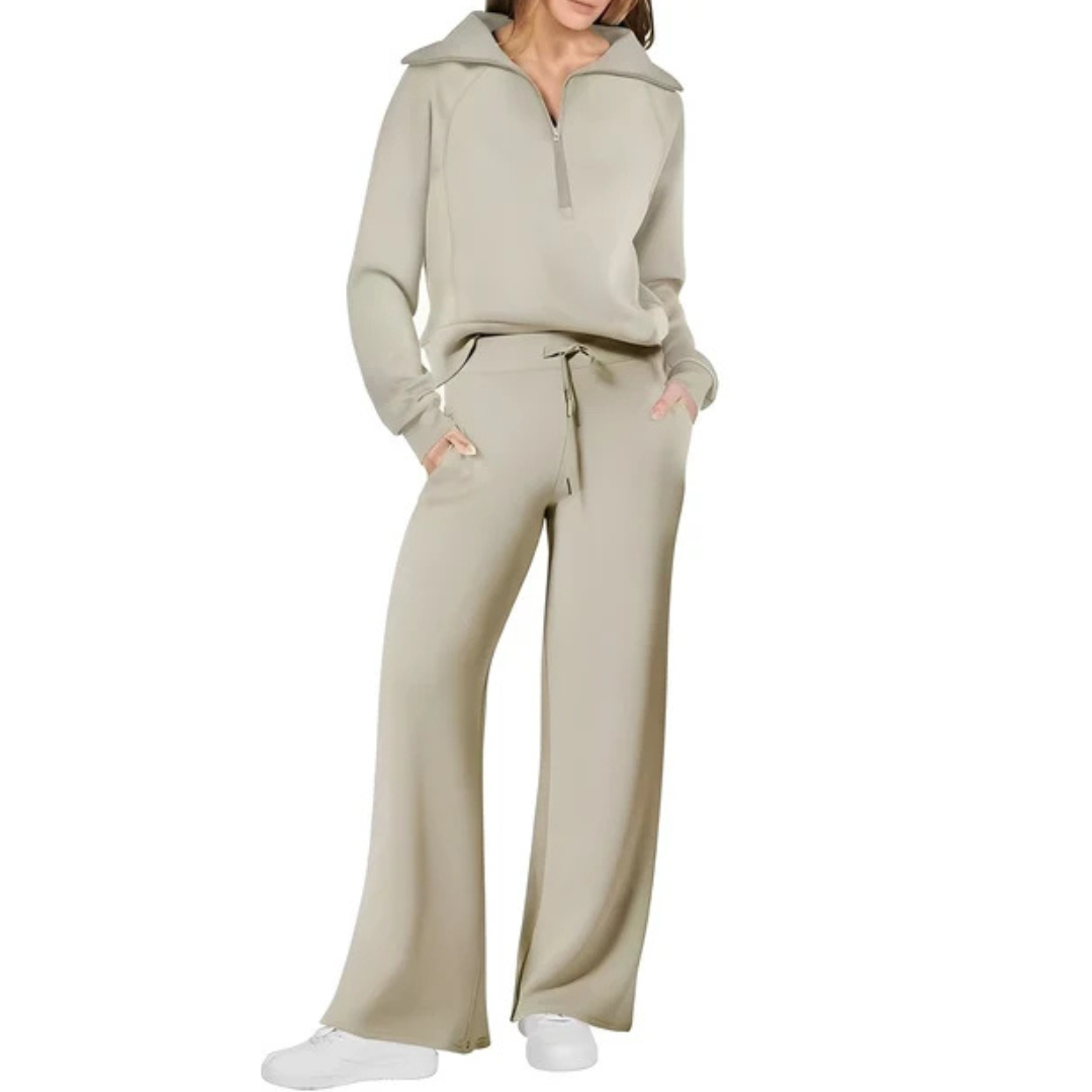 Cécile - Conjunto de pantalones cómodo