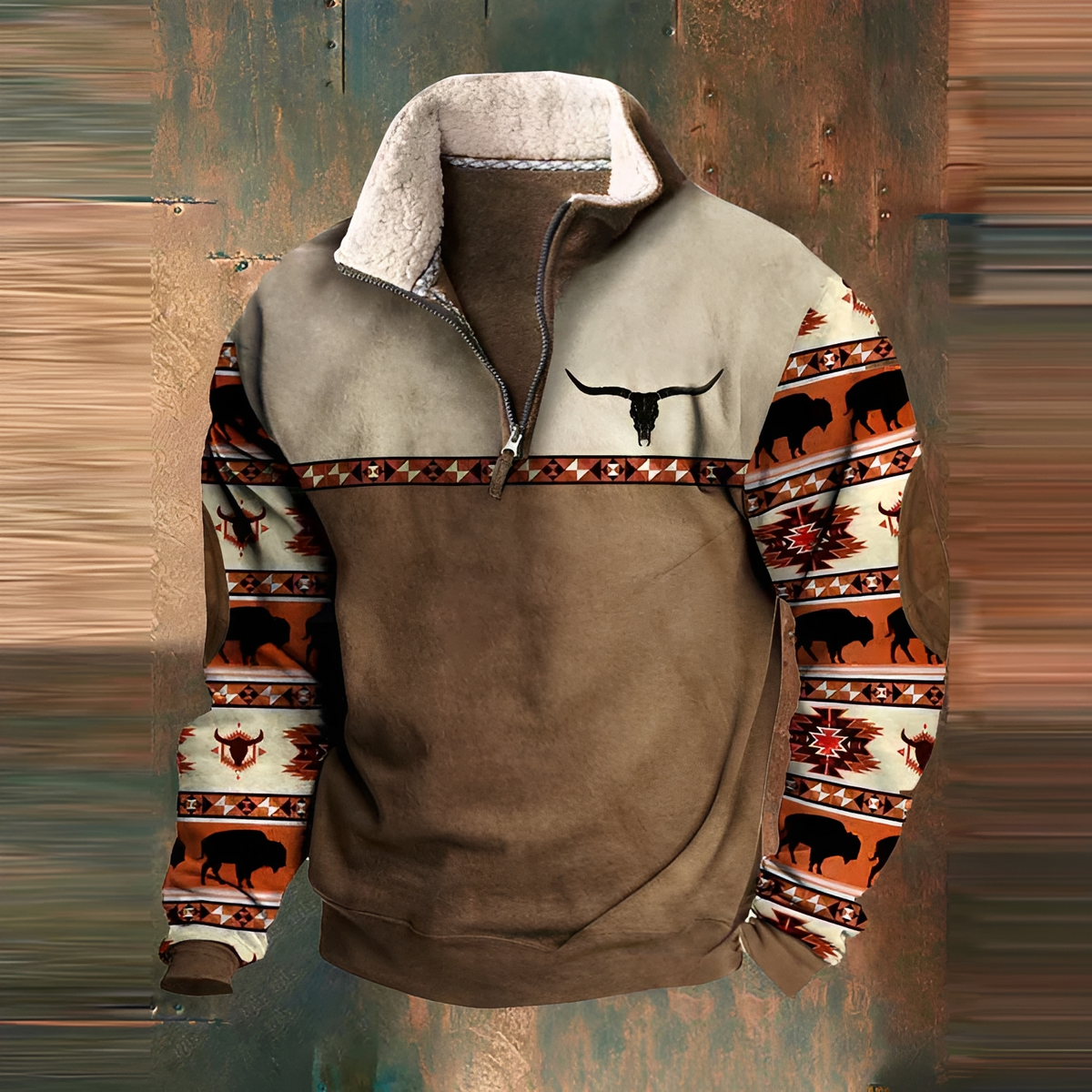 Celio - Chaqueta sofisticada con media cremallera