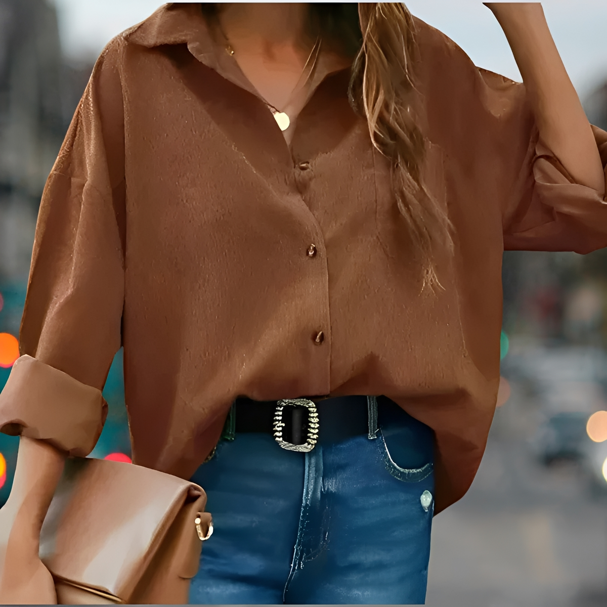 Wendela - Blusa elegante de corte suelto