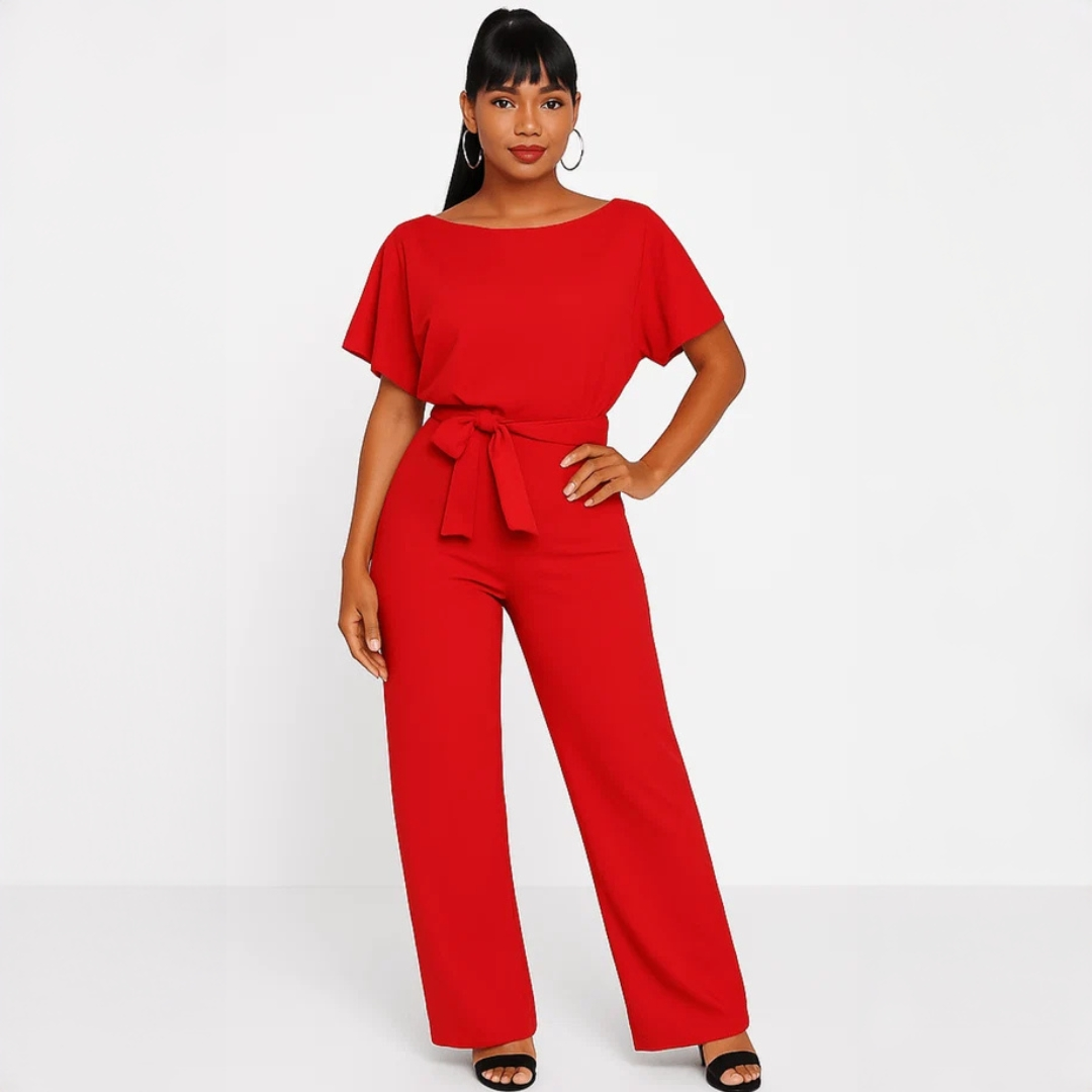 Nora - Enterizo elegante con cinturón