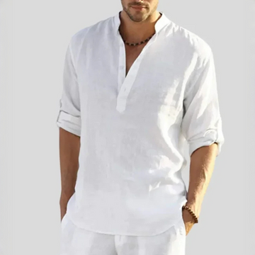 John - Camiseta casual con cuello en V