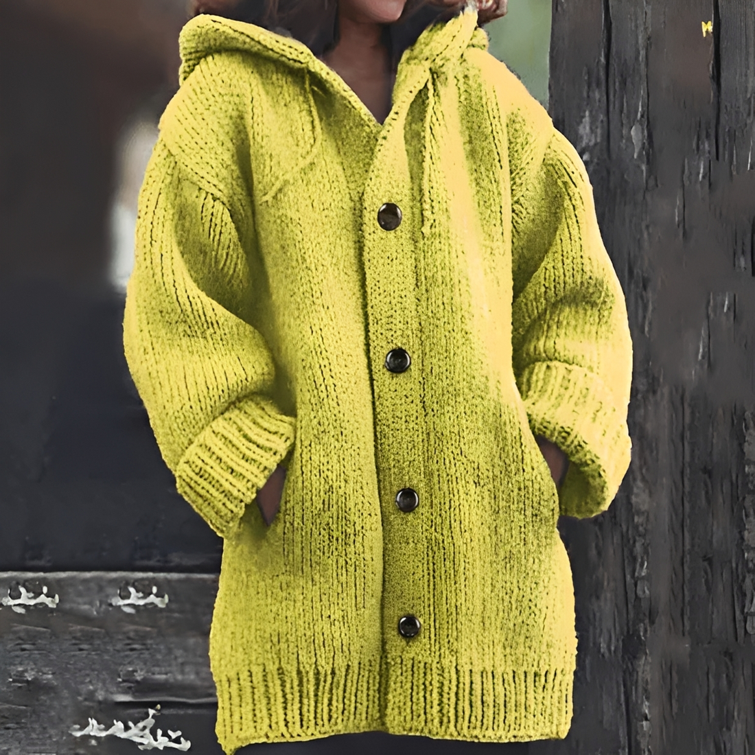 Renzel - Chaqueta acogedora y elegante