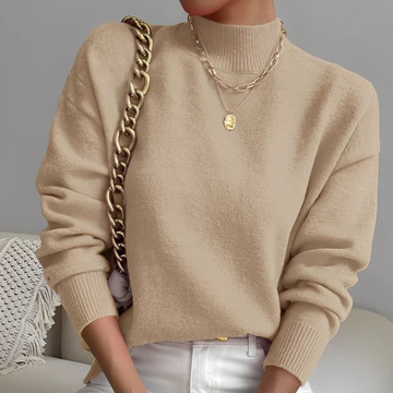 Roxana - Jersey cálido con cuello alto