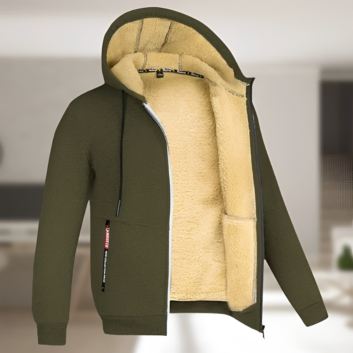 Andrew - Chaqueta confortable con capucha