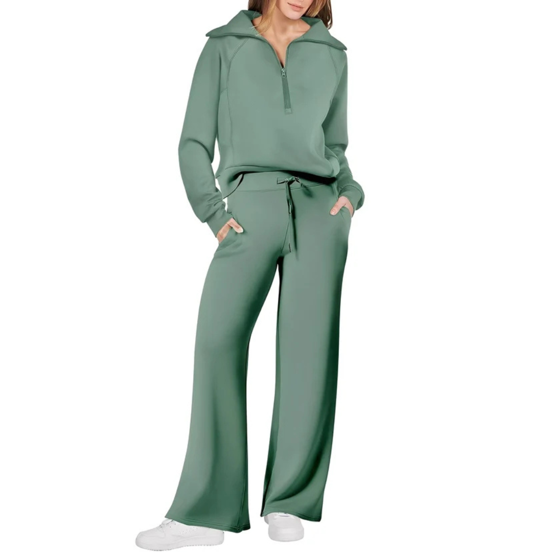 Cécile - Conjunto de pantalones cómodo