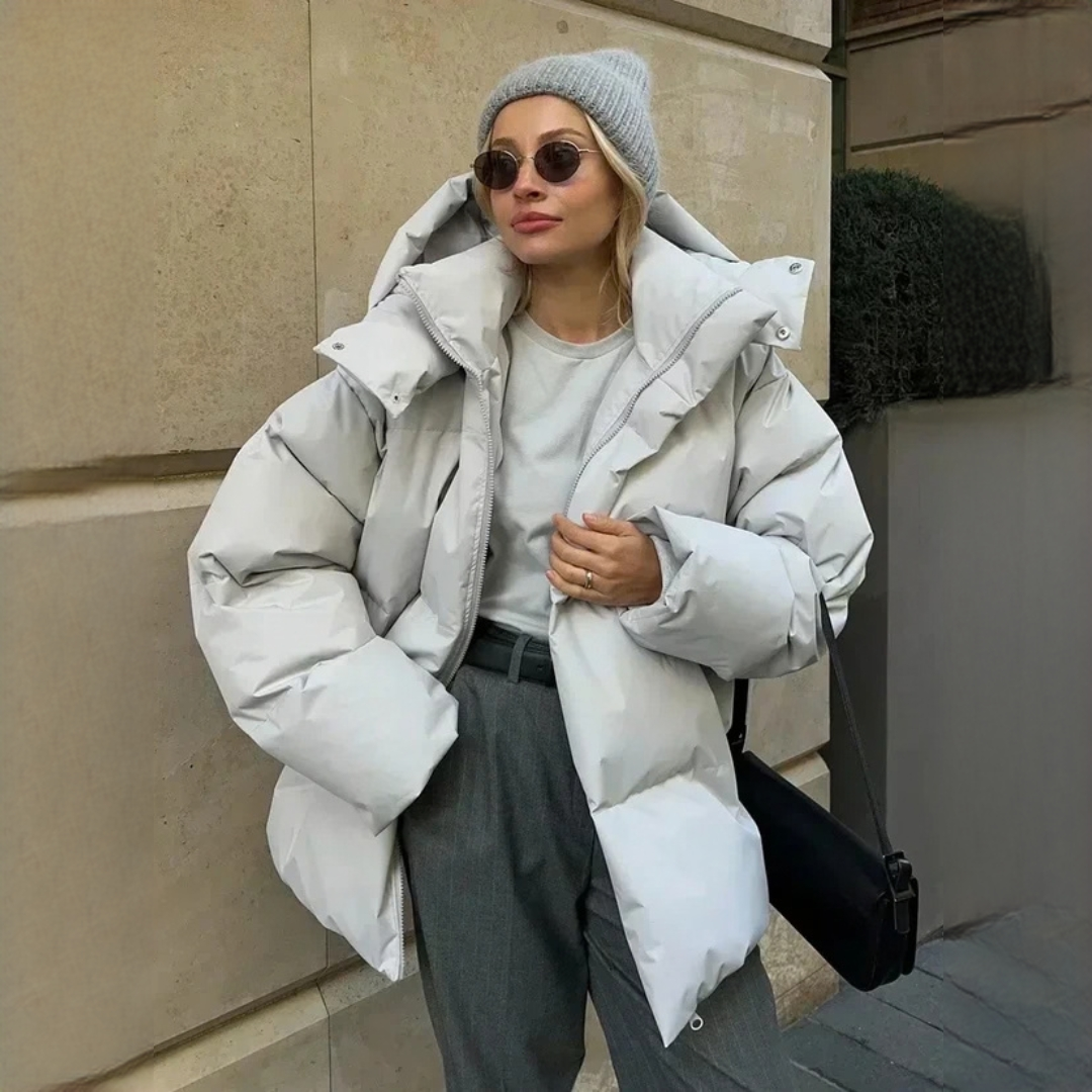 Marzia - Chaqueta amplia, elegante y abrigada