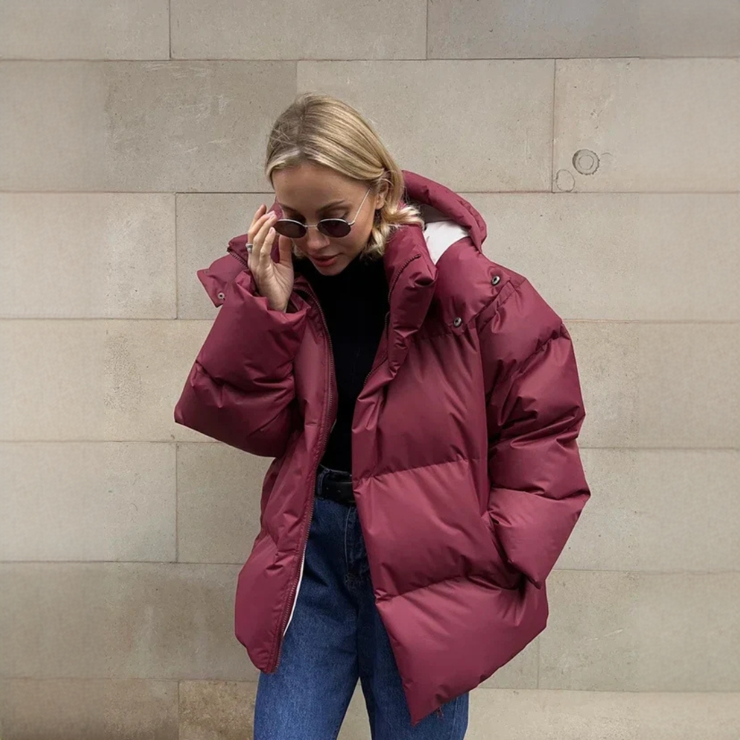 Marzia - Chaqueta amplia, elegante y abrigada