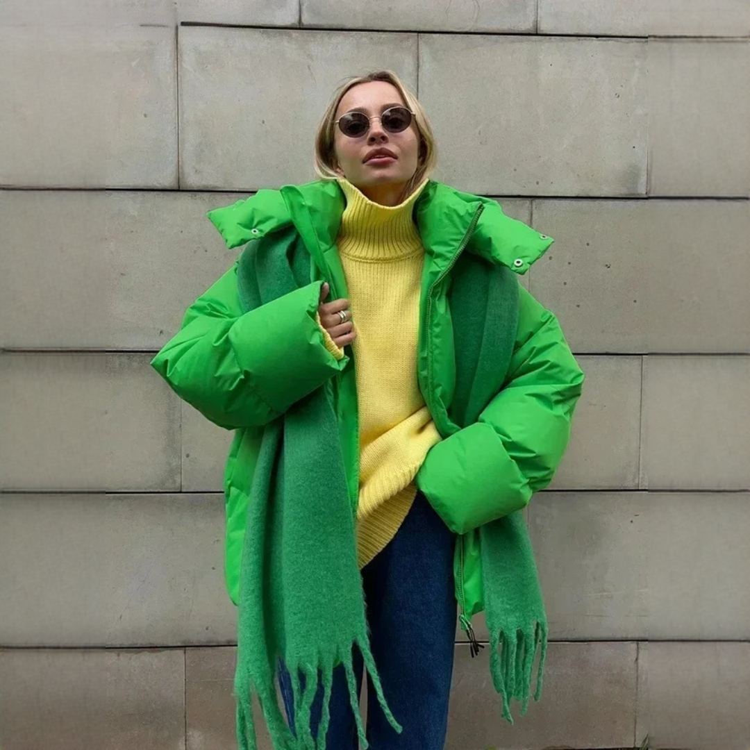 Marzia - Chaqueta amplia, elegante y abrigada
