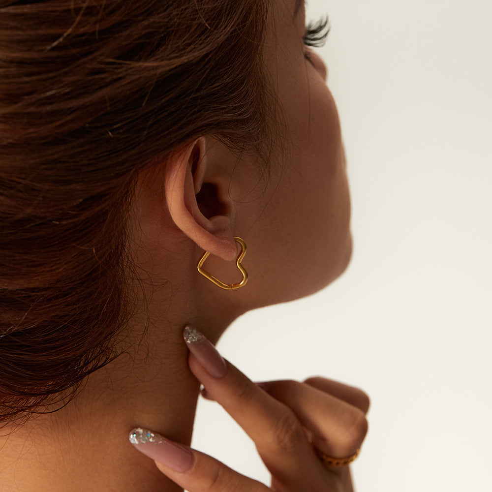 Liana – Pendientes con forma de corazón