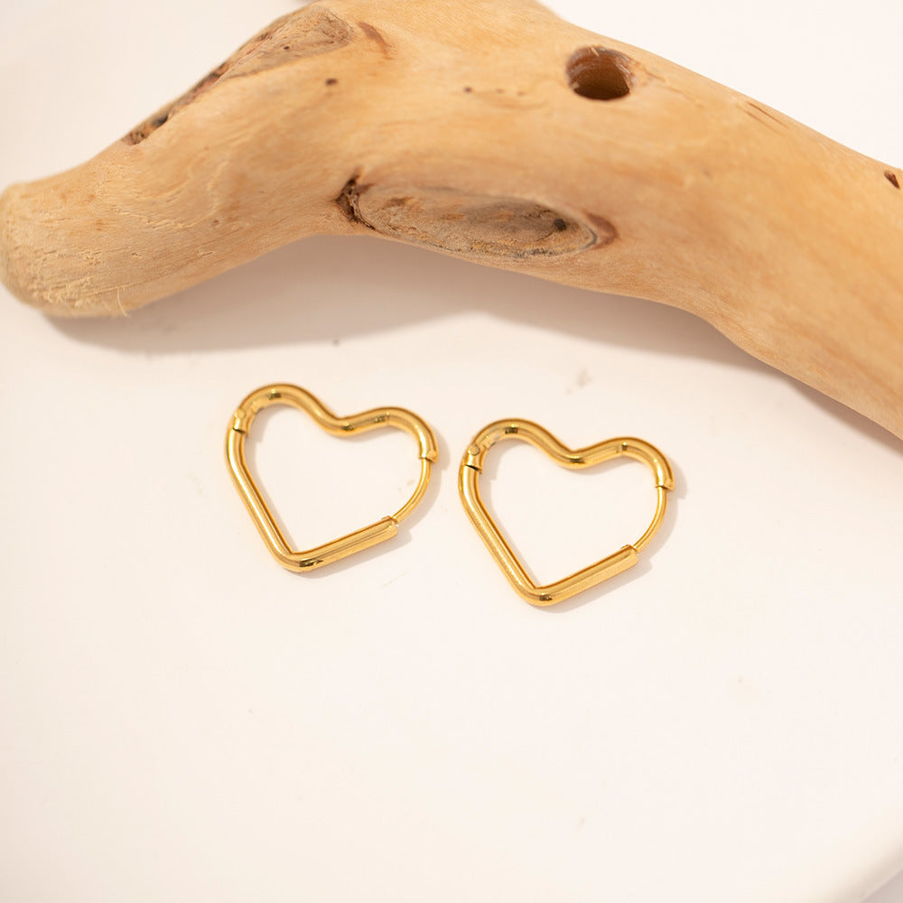 Liana – Pendientes con forma de corazón