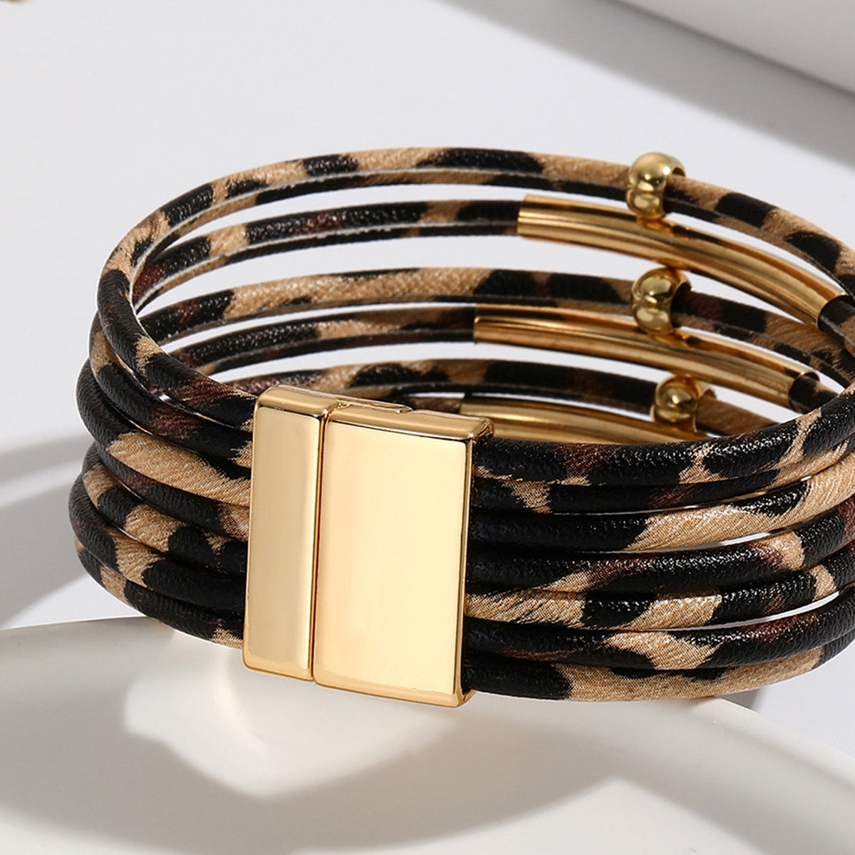 Margaux – Pulsera de leopardo elegante