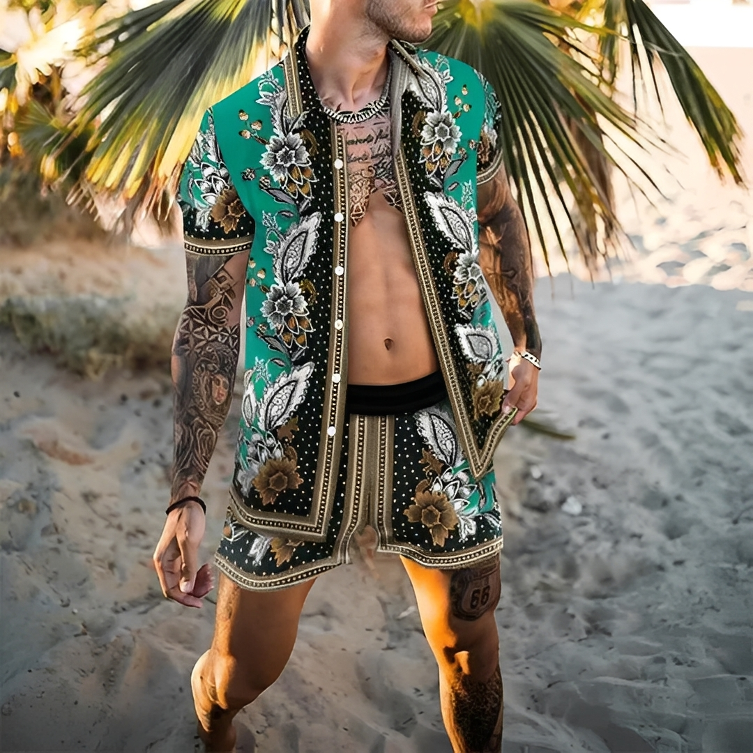 Dastine - Conjunto de verano a la moda para hombre