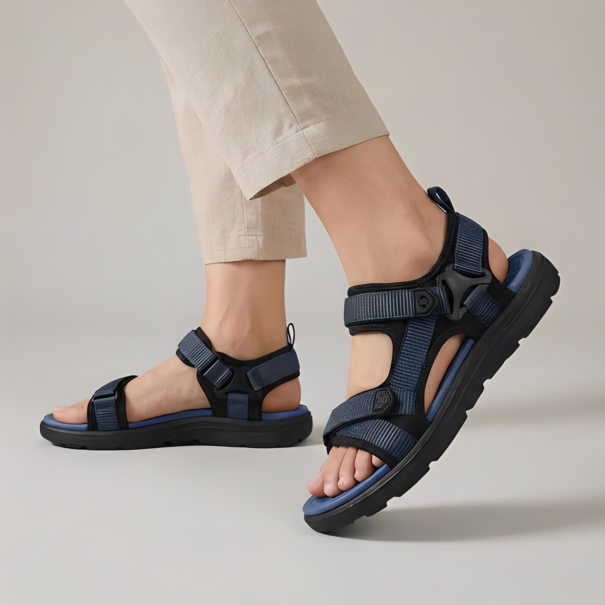 Jacob - Sandalias con correas ajustables para hombres