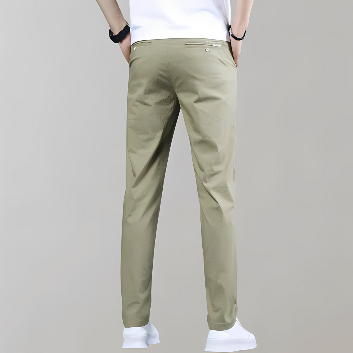 Warren - Pantalón recto de moda para hombre