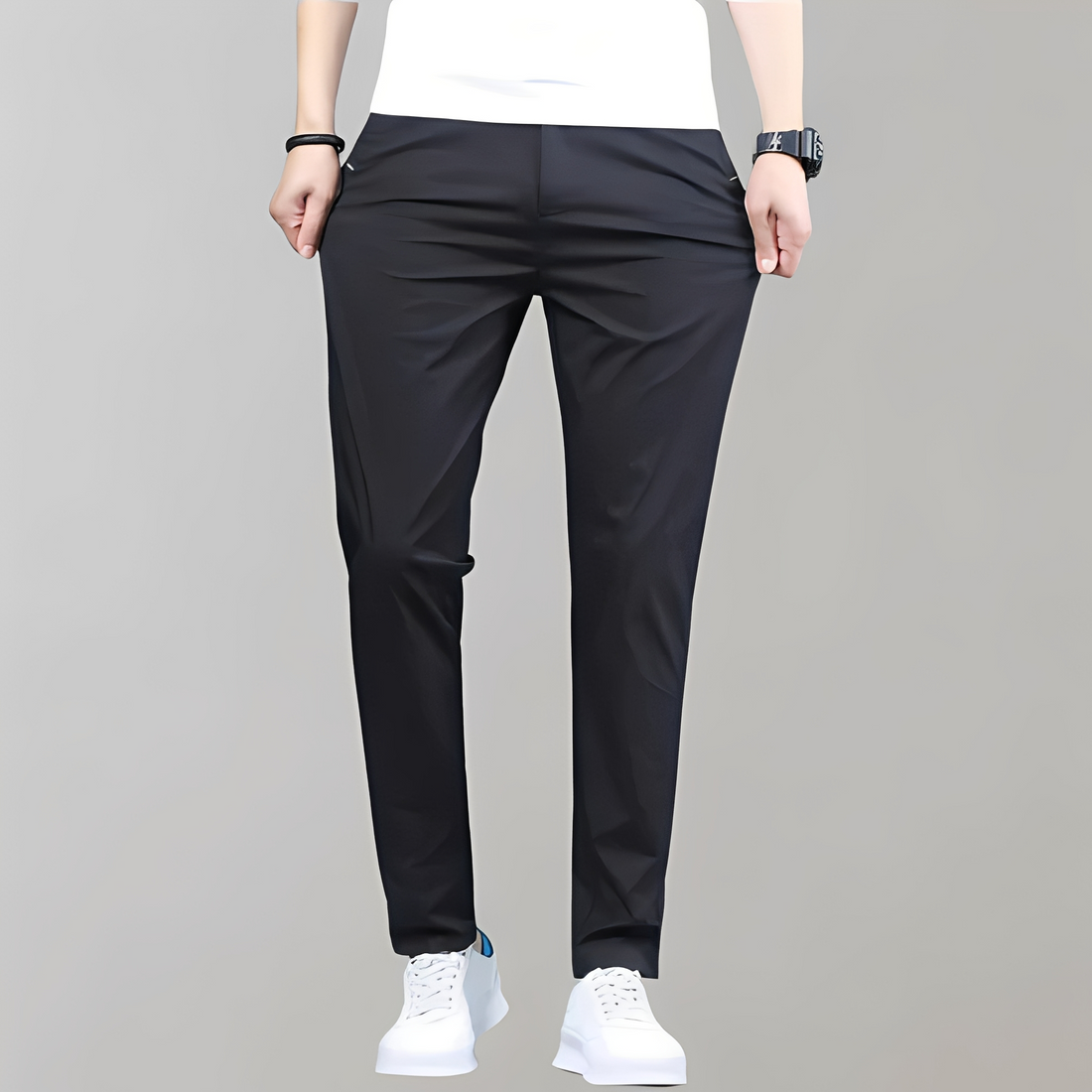 Warren - Pantalón recto de moda para hombre
