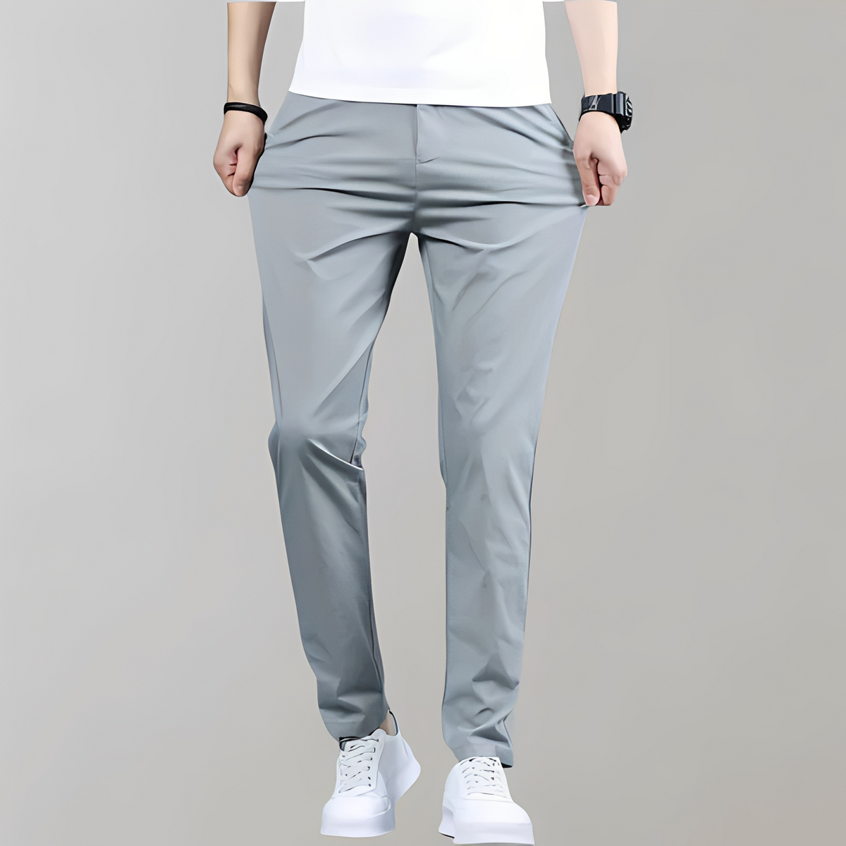 Warren - Pantalón recto de moda para hombre