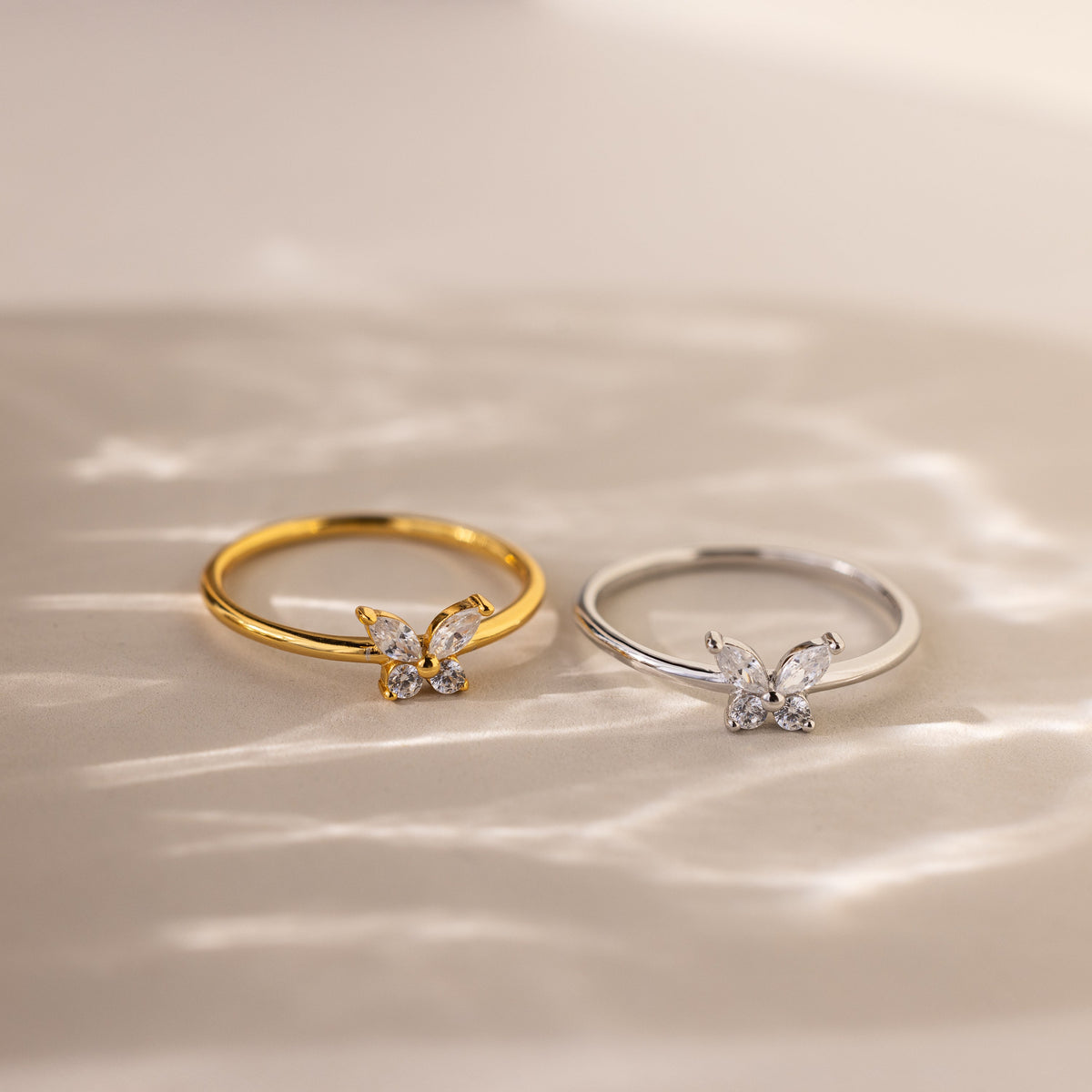 Mariposa – Sofisticado anillo de diamantes