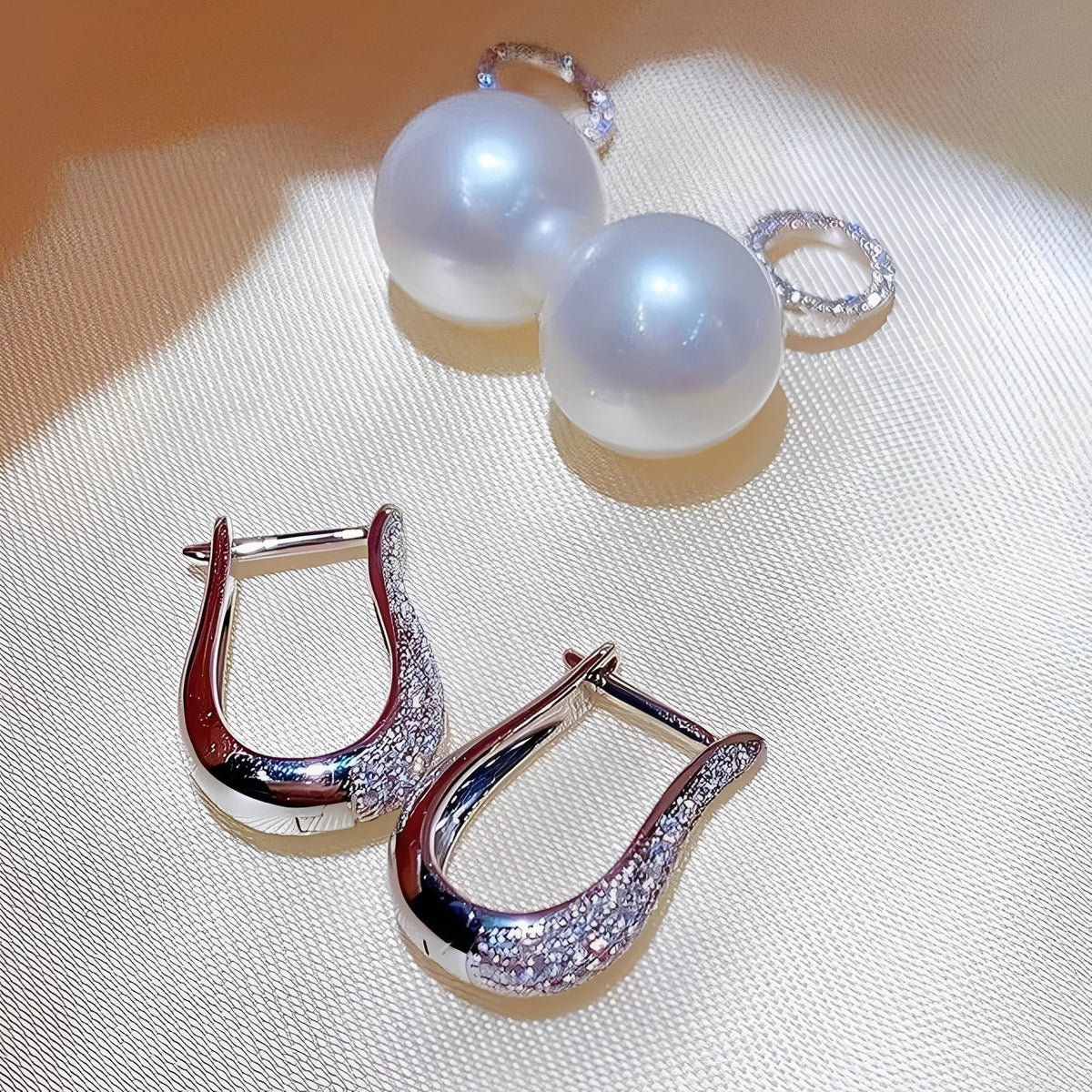 Thalia – Pendiente de clip de moda con efecto elegante de circonio