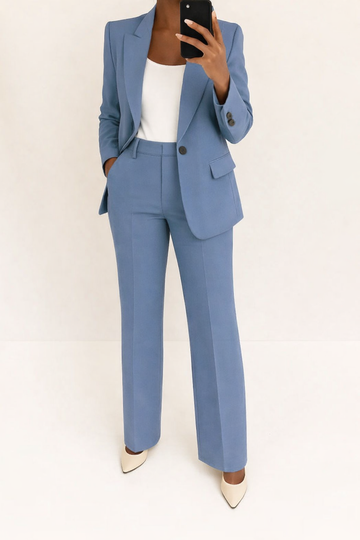 Julie- Elegante conjunto de traje de pantalón para damas
