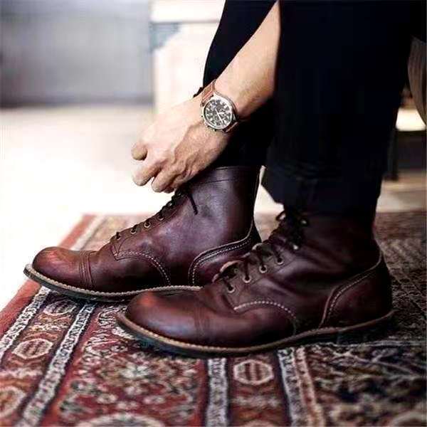 Joseph - Botas robustas con cordones para hombre, con comodidad