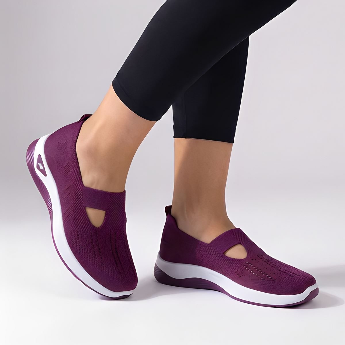 Kyllen – Zapatillas deportivas sin cordones para mujeres