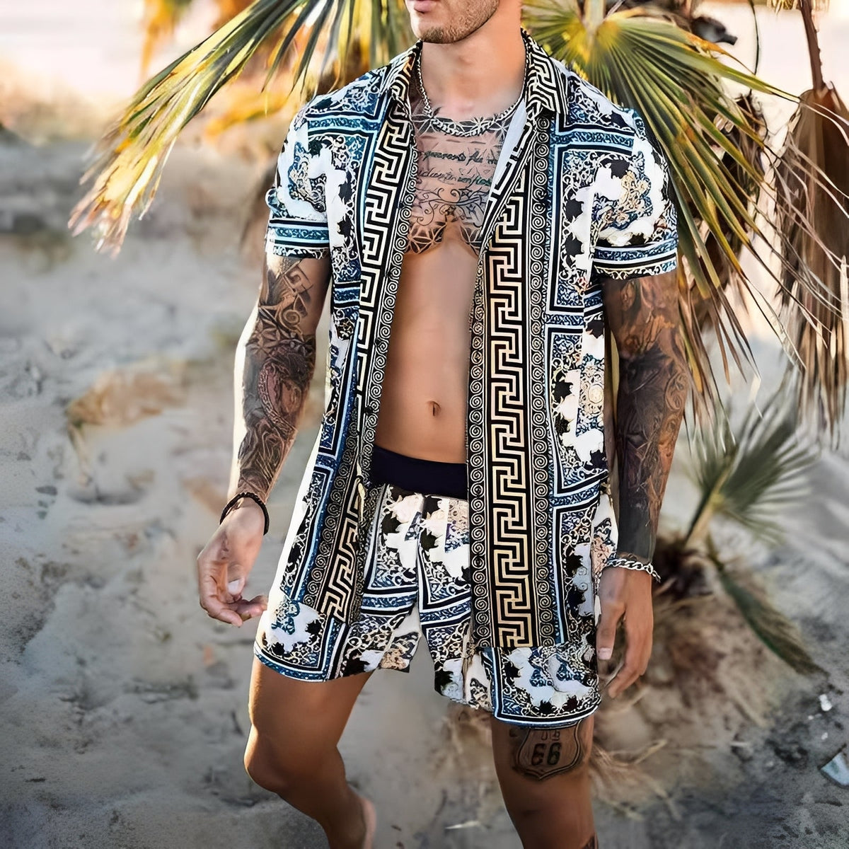 Draymon - Traje para hombre - Corte holgado para días soleados