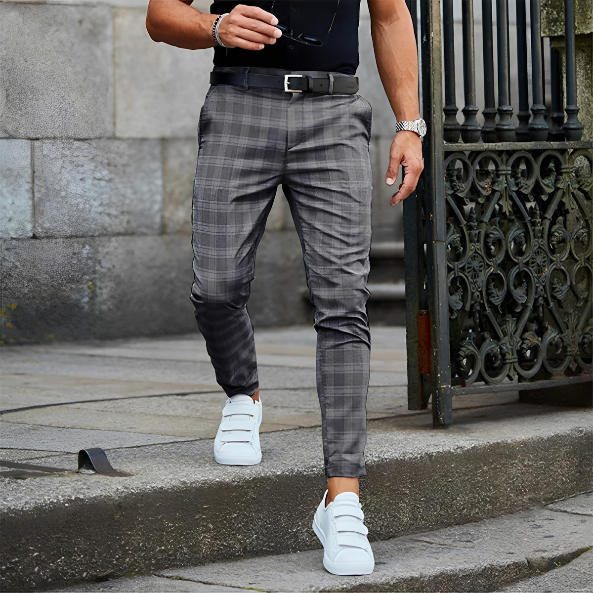 Elezer - Pantalón de verano informal para hombre