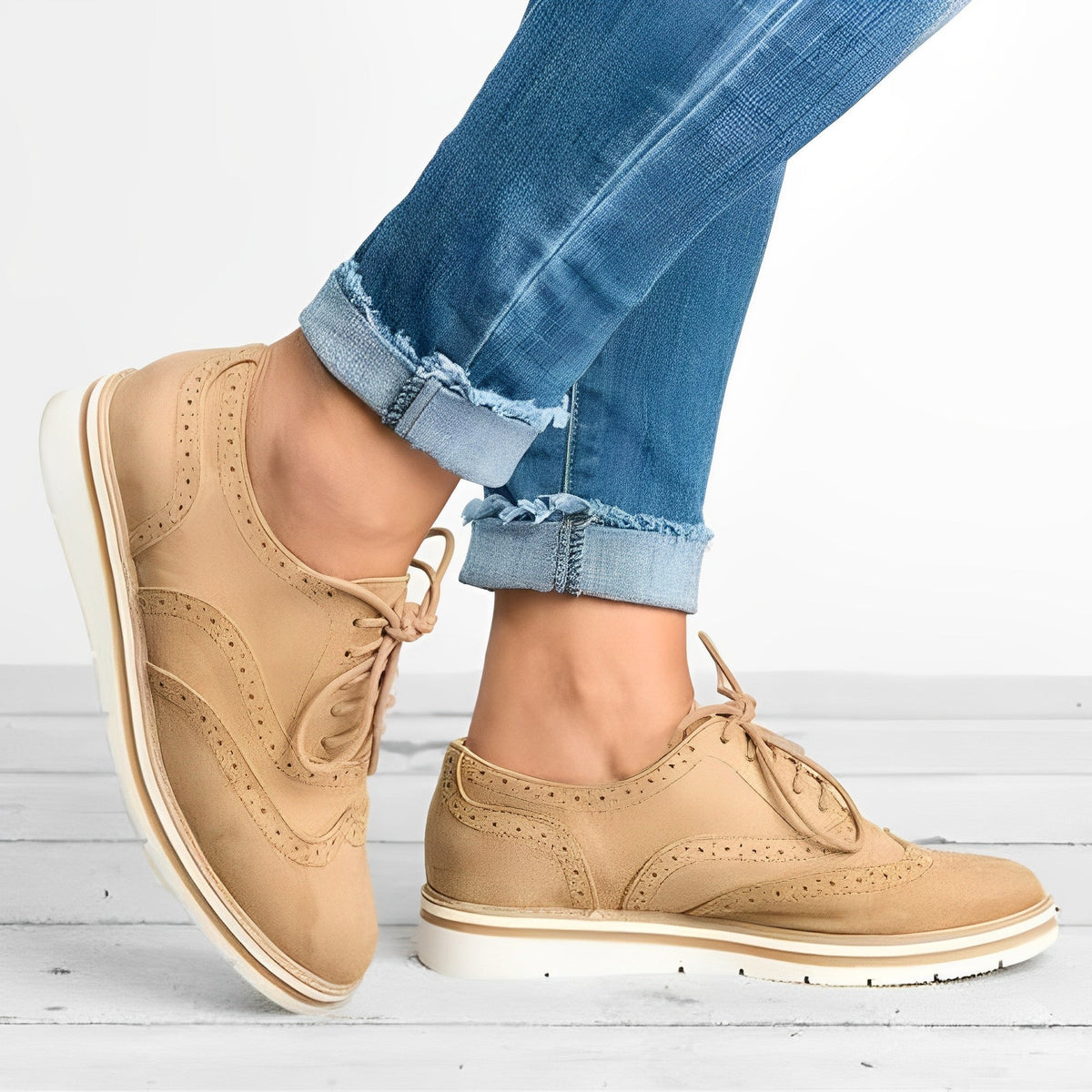 Zapatos Oxford con cordones y abertura Sloane
