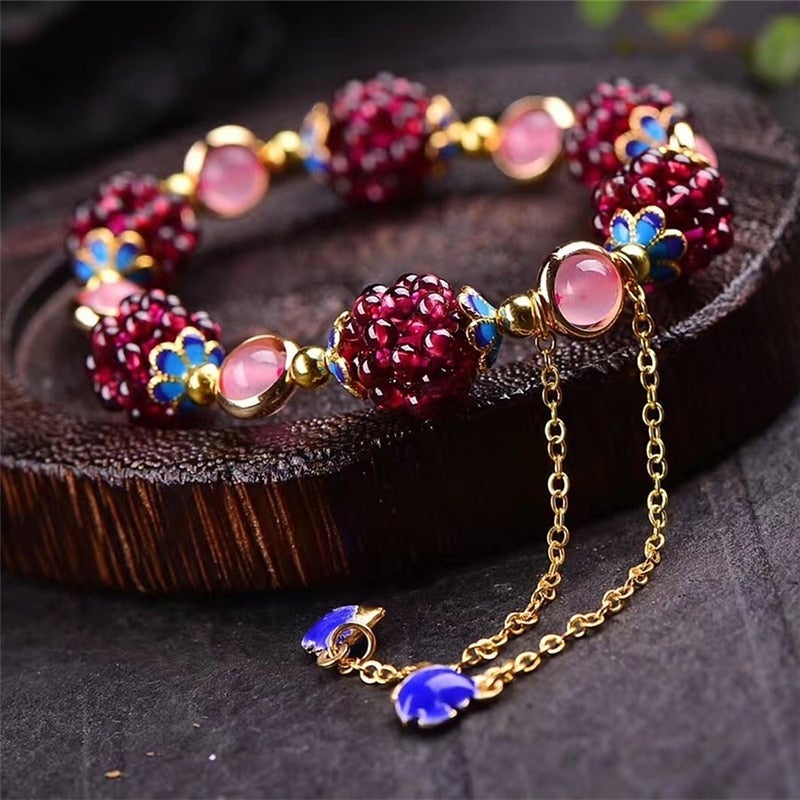 Ciara – Pulsera de gemas naturales