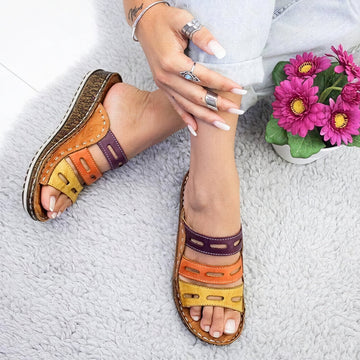 Stella - Sandalias con tacón en cuña