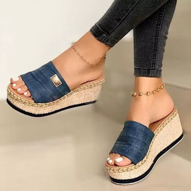 Camila - Sandalias de Tacón con Plataforma