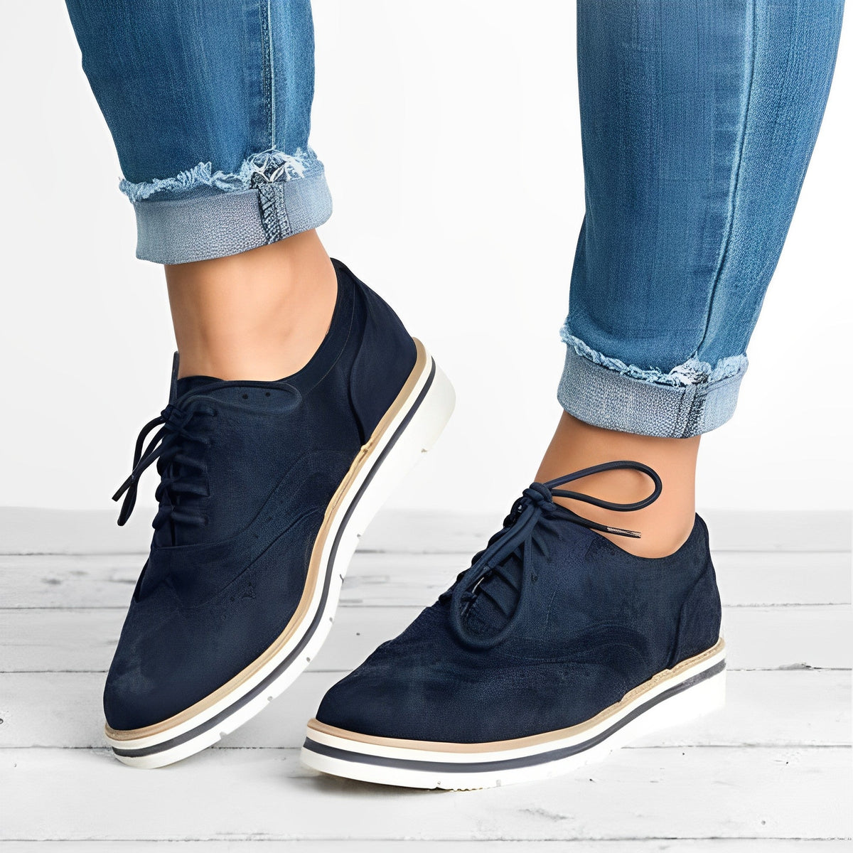 Zapatos Oxford con cordones y abertura Sloane