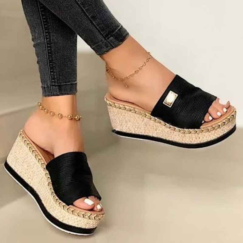 Camila - Sandalias de Tacón con Plataforma