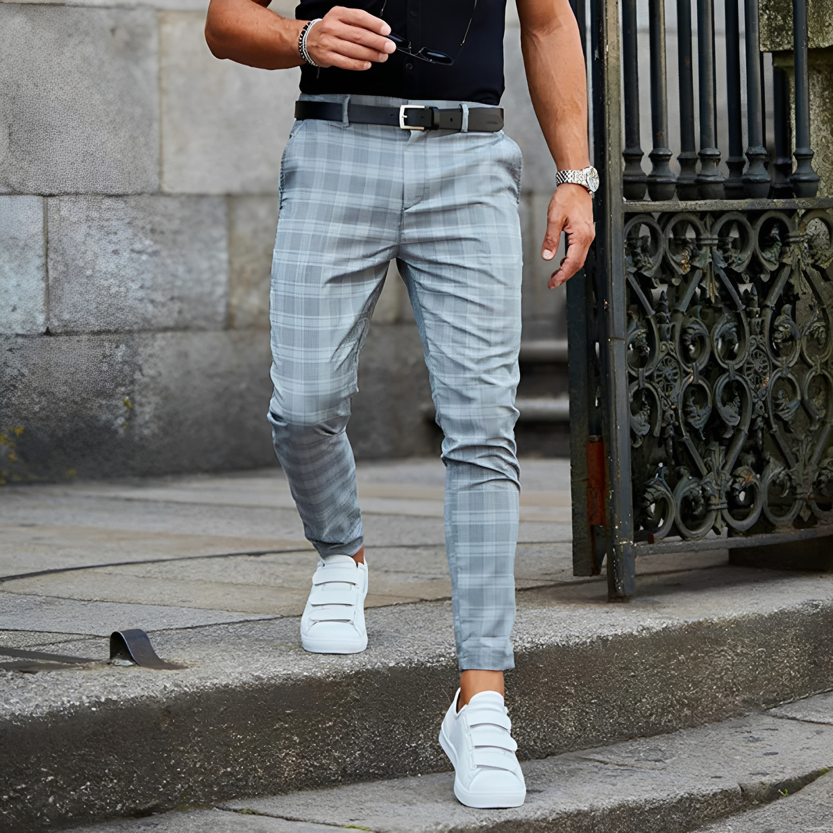 Elezer - Pantalón de verano informal para hombre