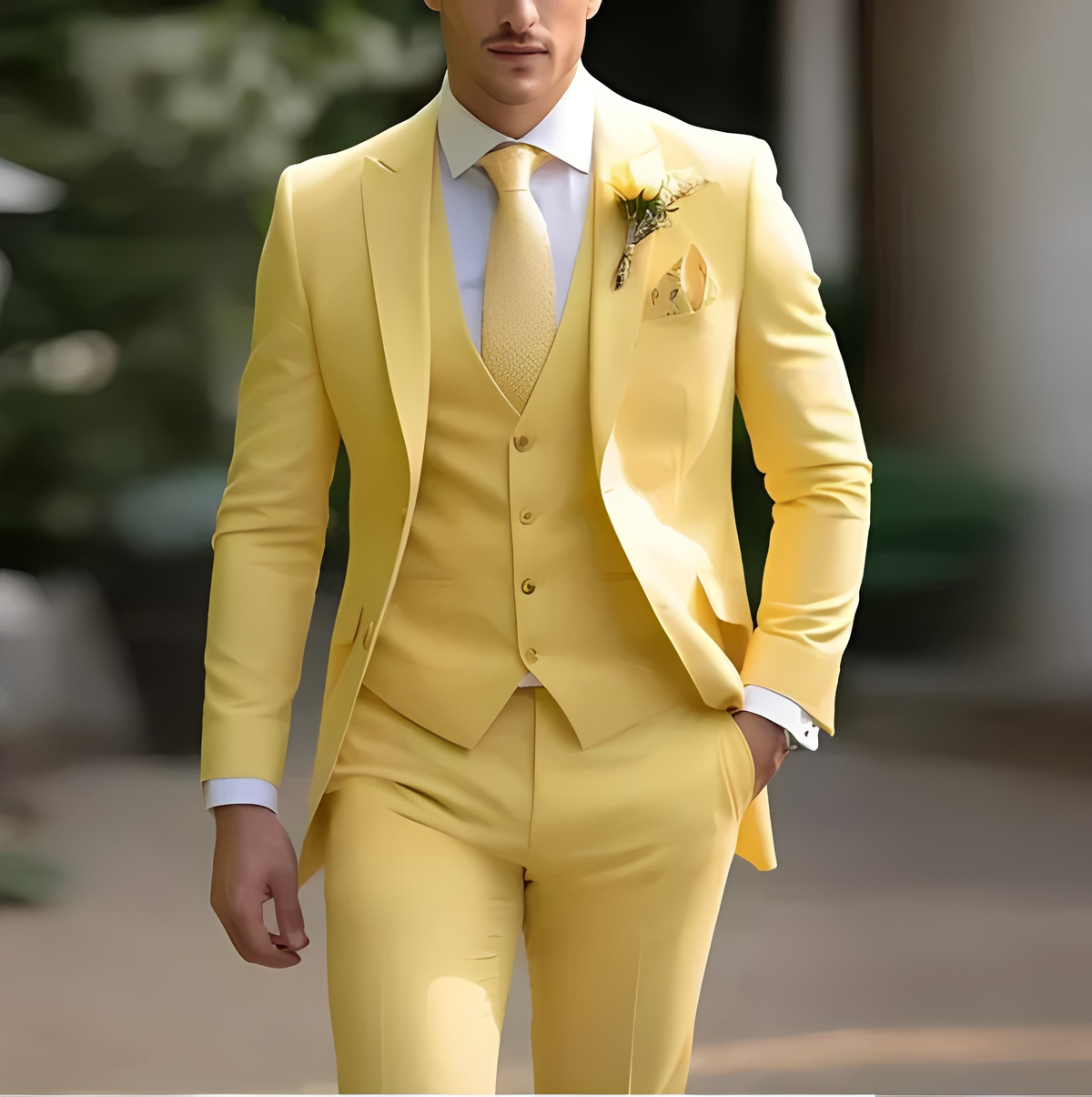 Abenner - Traje formal de tres piezas