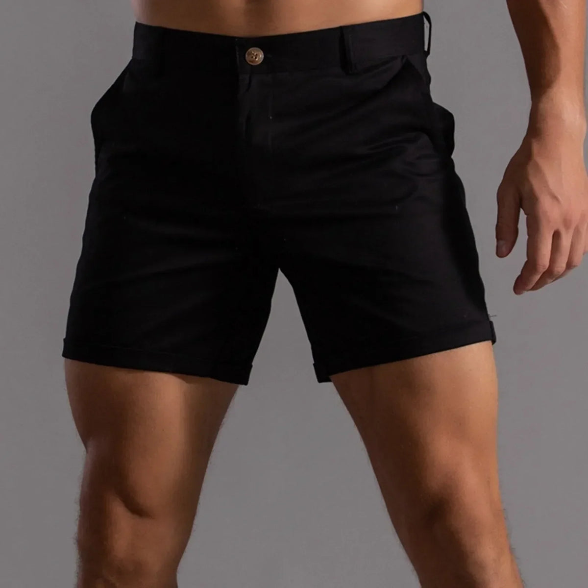 Andrie - Pantalones Cortos Casual de Hombre para Verano