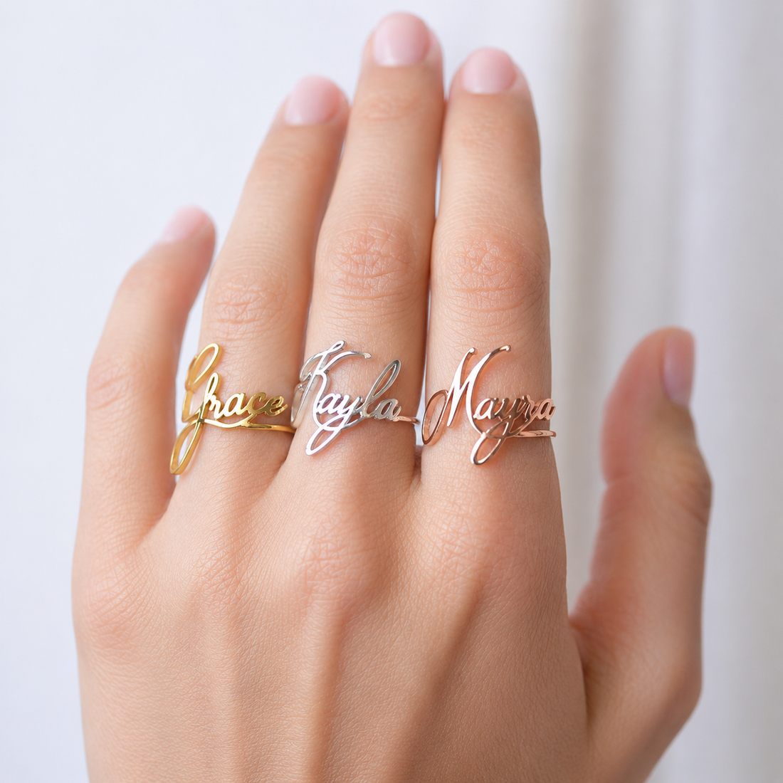 Anillo personalizado con nombre - Anillo a medida