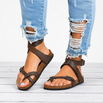 Danna - Sandalias retro para mujeres