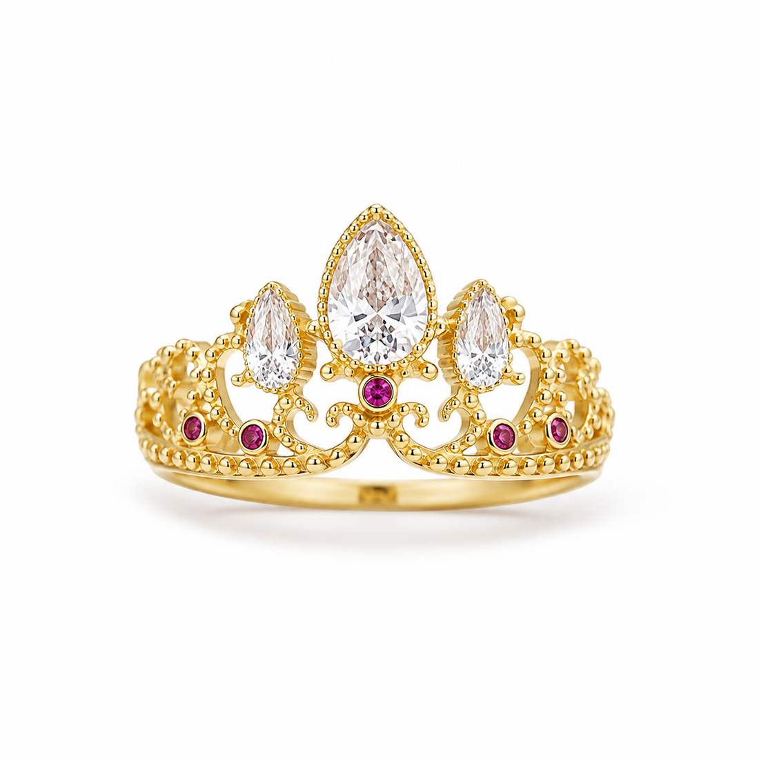 Anillo de Corona Rapunzel - El Anillo de Corona Amarillo de Rapunzel