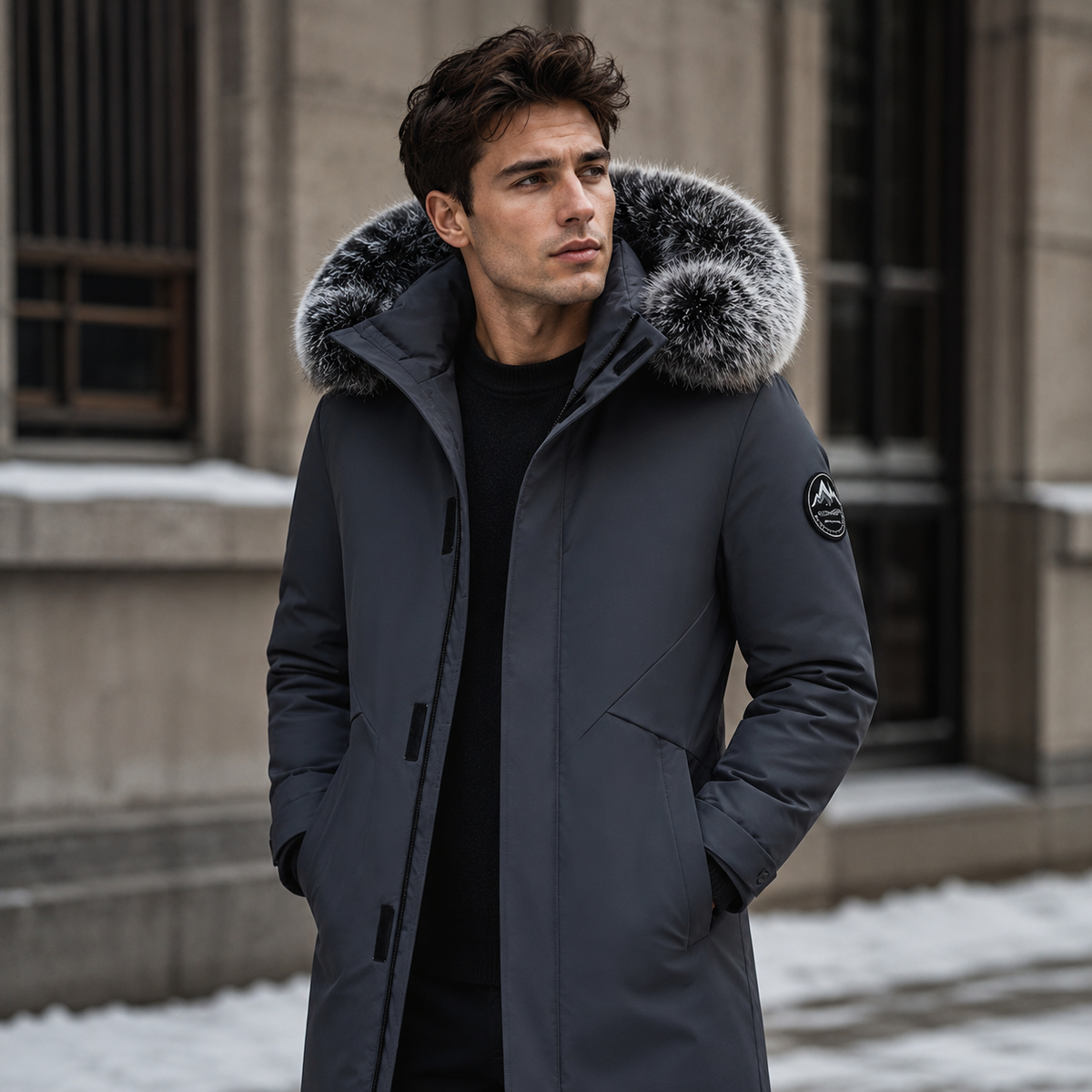 Crosby - Chaqueta para hombres con capucha