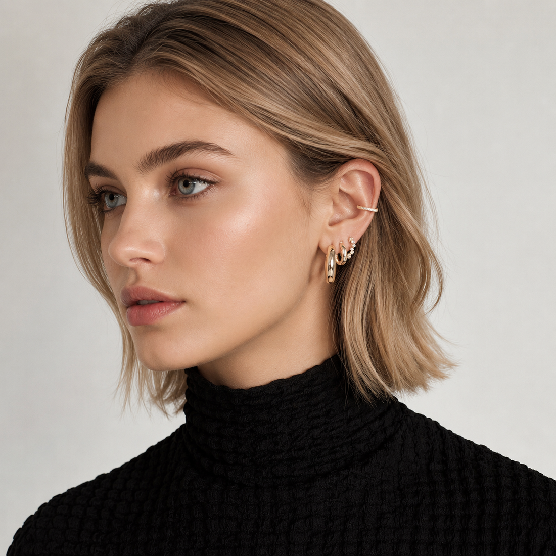 Thena - Aretes plateados