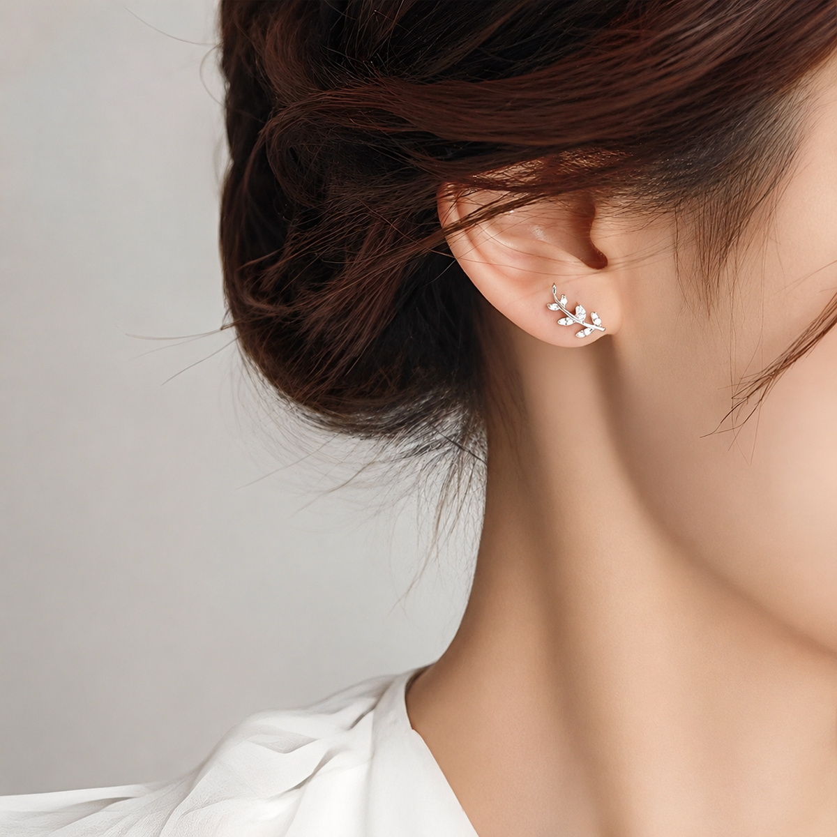 Liana – Pendientes de hojas brillantes