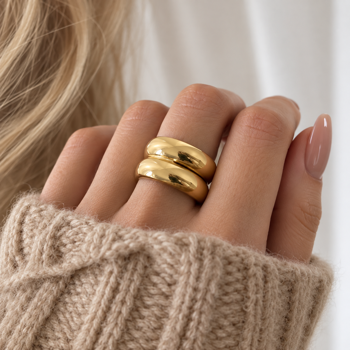 Solene – Anillo amplio para el dedo índice