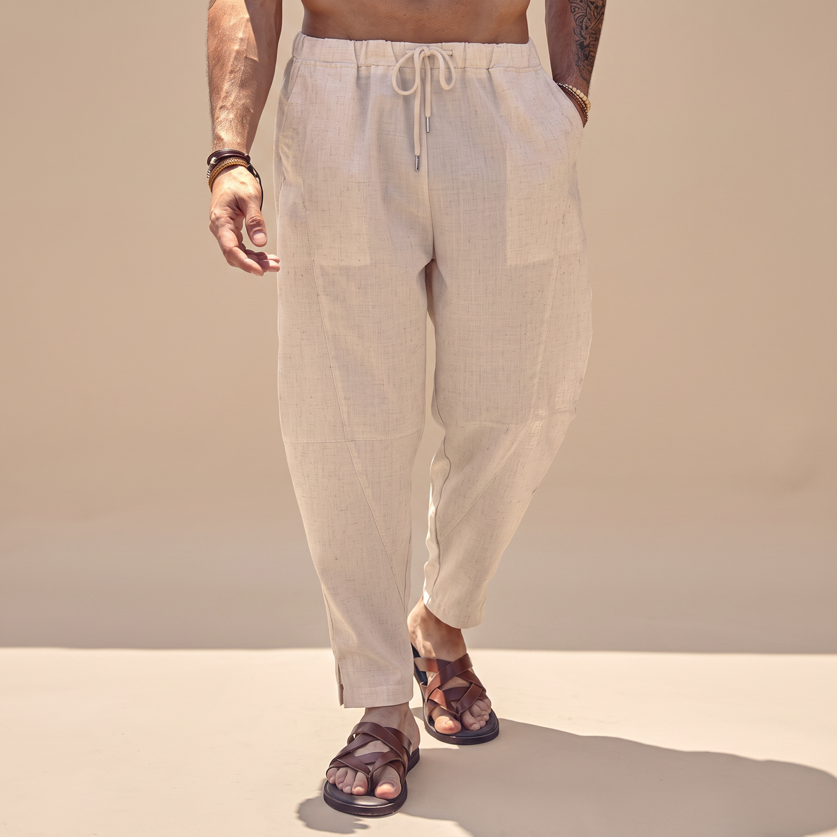 Abel - Pantalones de Playa Relajados