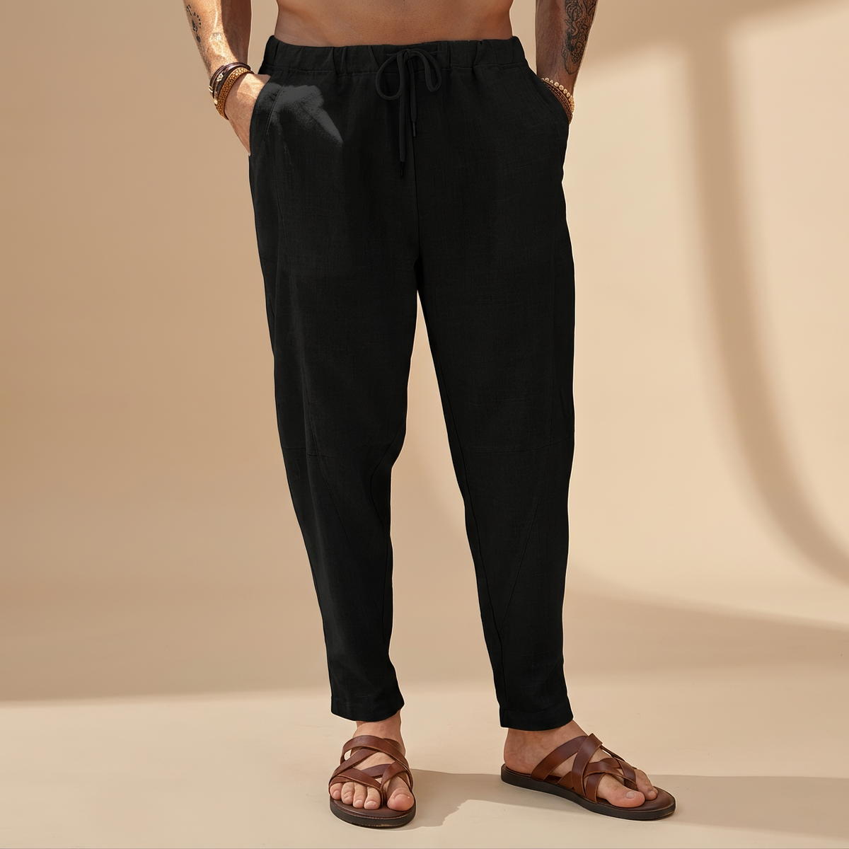 Abel - Pantalones de Playa Relajados