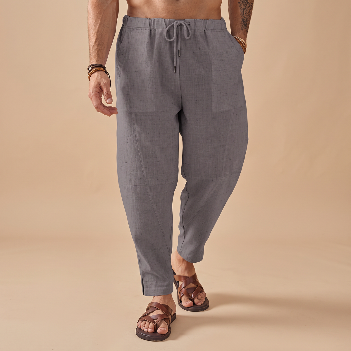 Abel - Pantalones de Playa Relajados