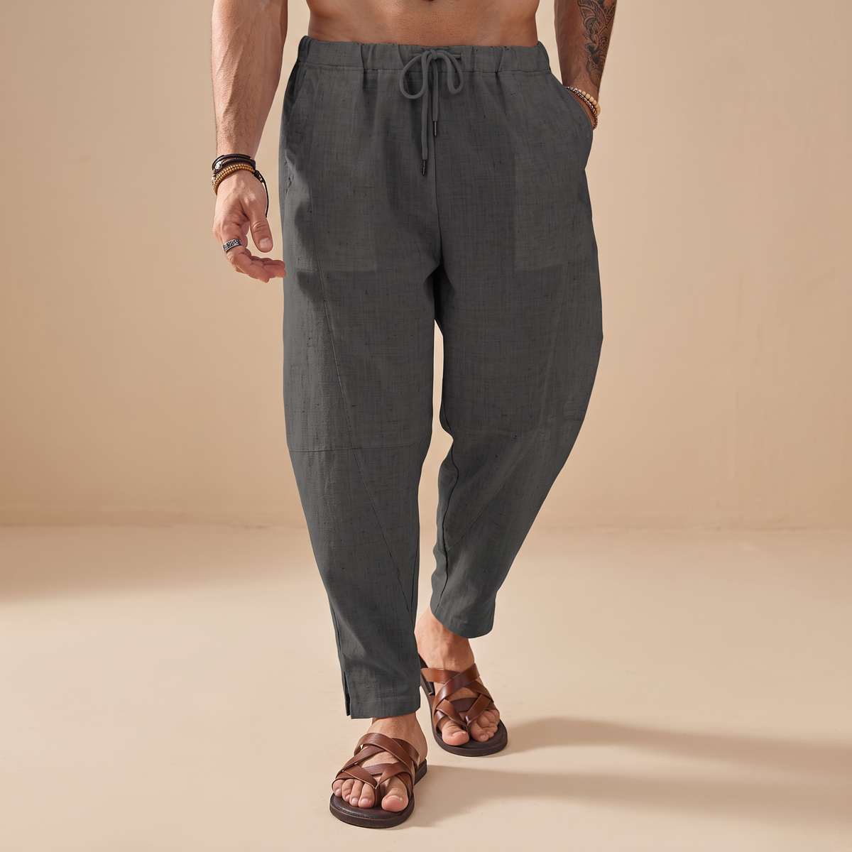 Abel - Pantalones de Playa Relajados