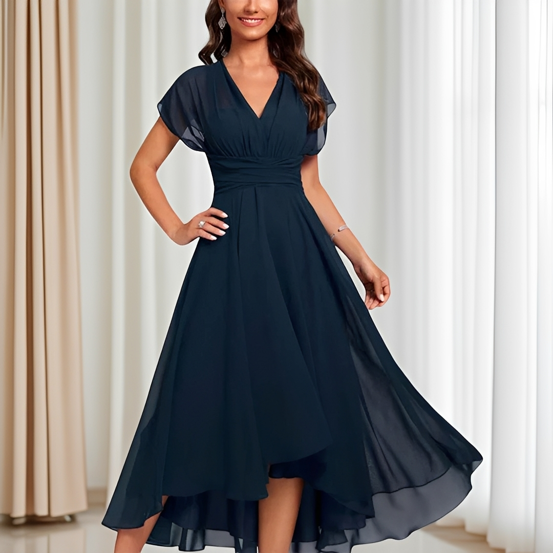 Blaine - Vestido Midi de Cóctel Estiloso