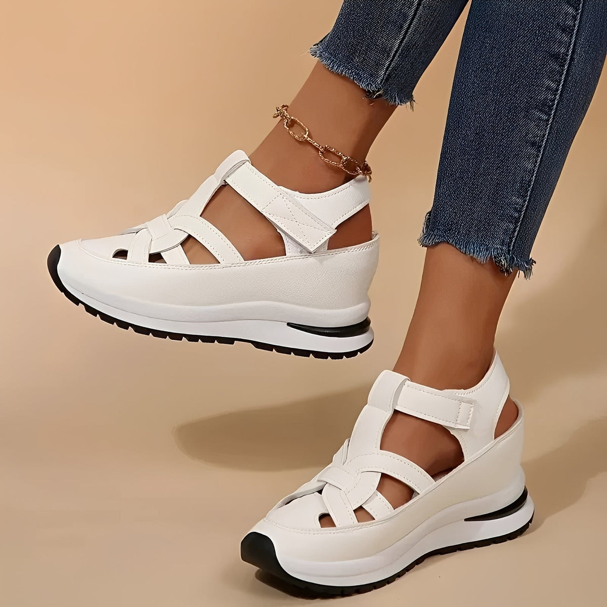 Zuzanna - Sandalias Casuales de Plataforma con Cuña